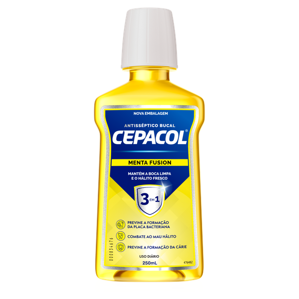 ANTISEPTICO BUCAL CEPACOL MENTA FUSION 250ML
