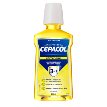ANTISEPTICO BUCAL CEPACOL MENTA FUSION 250ML