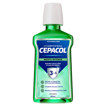 ANTISEPTICO BUCAL CEPACOL  MENTA INTENSE 250ML