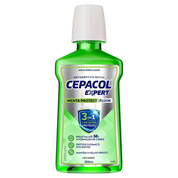 ANTISEPTICO BUCAL CEPACOL  MENTA PROTECT 250ML