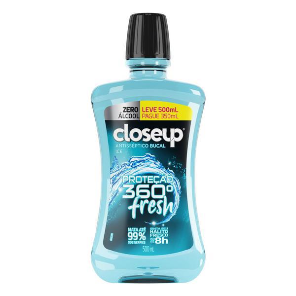ANTISEPTICO CLOSE UP PROT FRESH ZERO L500 P350ML