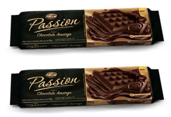 ARCOR PASSION CHOCOLATE AMARGO 80GR