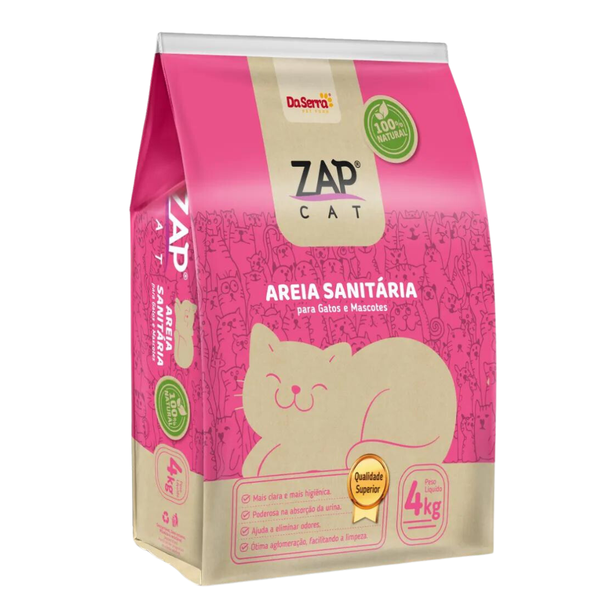AREIA SANITARIA ZAP CAT 4KG