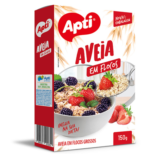 AVEIA EM FLOCOS GROSSOS APTIVA 150G