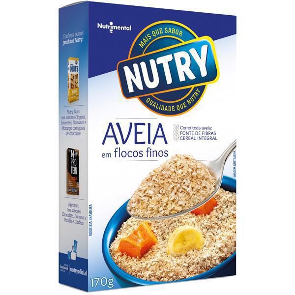 AVEIA FLOCOS FINOS NUTRY CX 170G