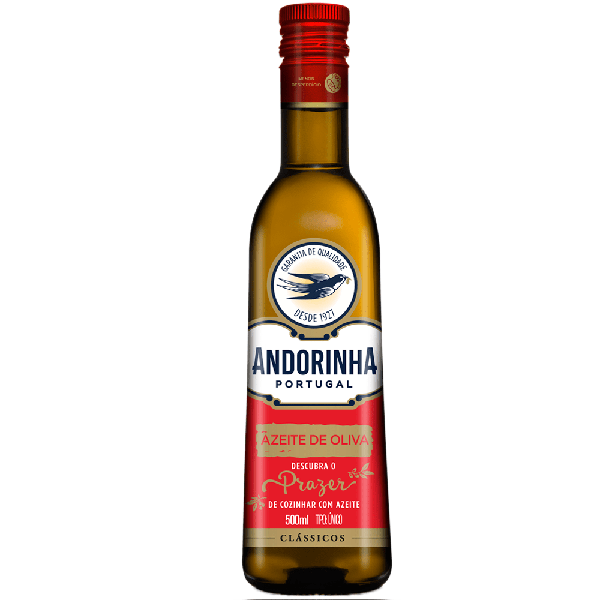 AZEITE OLIVA PURO ANDORINHA 500ML