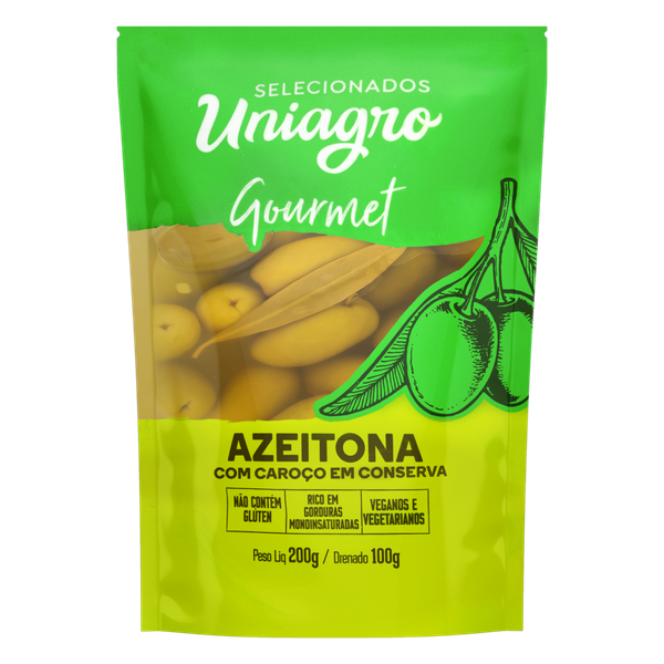 AZEITONA VERDE UNIAGRO CCAROCO 100G
