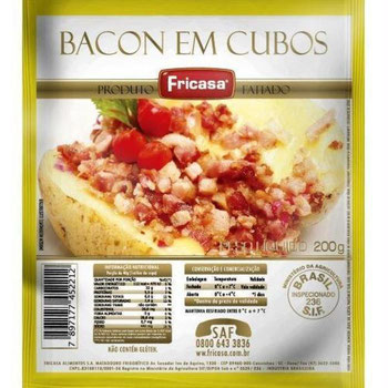 BACON EM CUBOS FRICASA 200G