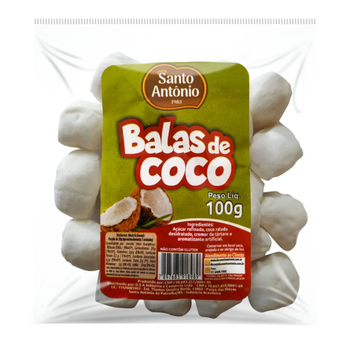 BALA DE COCO SANTO ANTONIO 100G