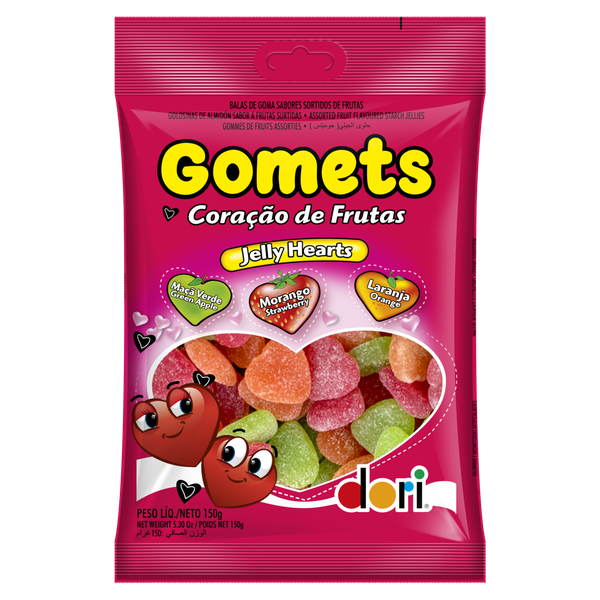 BALA GOMETS CORACAO 150G