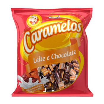BALA SIMONETTO CARAMELO LEITE/CHOC 300G