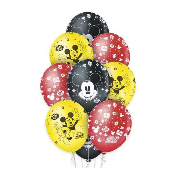 BALAO REGINA N12 PREMIUM MICKEY CLASSICO 10UN