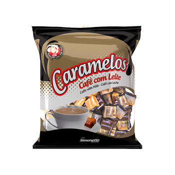 BALAS SIMONETTO CARAMELO CAFE COM LEITE 140G
