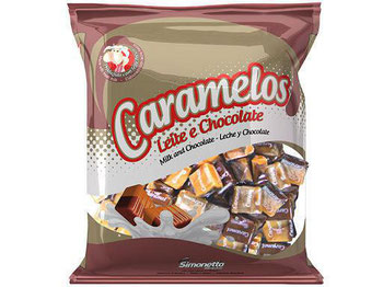 BALAS SIMONETTO CARAMELO LEITE 140G