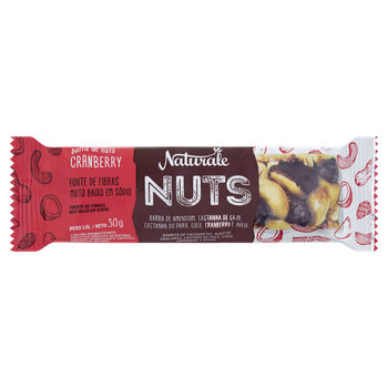 BARRA NUTS CRANBERRY NATURALE 30G