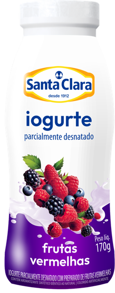 BEB LACTEA FRUT CLARA FRUTAS VERMELHAS 170G
