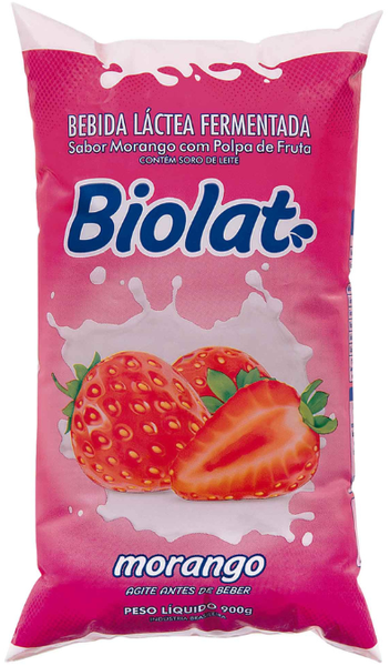 BEB LACTEA MORANGO BIOLAT 900G