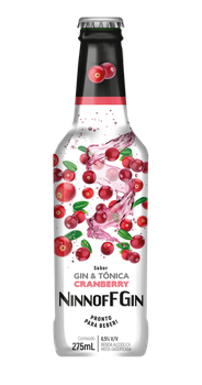 BEBIDA NINNOFF GIN TONICA CRANBERRY 275 ML