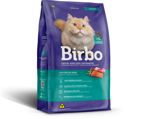  RACAO BIRBO GATOS CASTRADOS 1KG