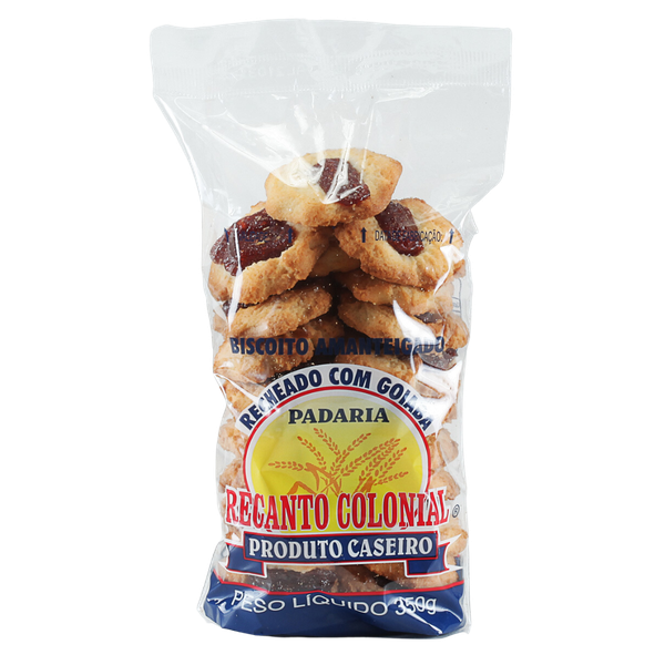 BISC AMANTEIGADO C/GOIABA RECANTO COLONIAL 350G