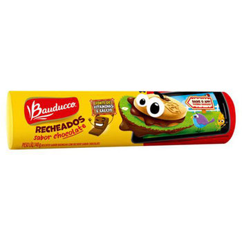 BISC BAUDUCCO RECH CHOCO 140G