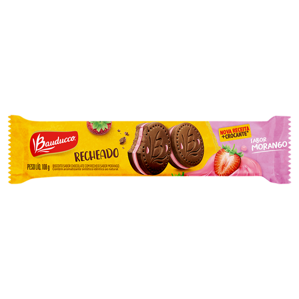 BISC BAUDUCCO RECH MORANGO 108G