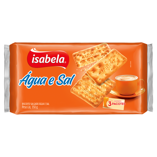 BISC ISABELA AGUA E SAL 300G