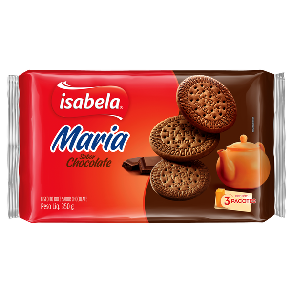 BISC ISABELA MARIA CHOCOLATE 350G