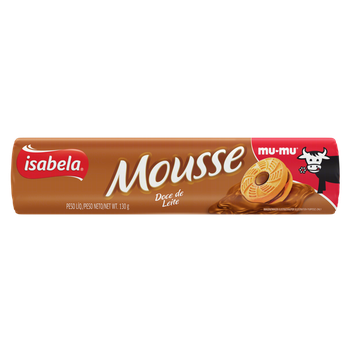 BISC ISABELA MOUSSE  DOCE DE LEITE 130G