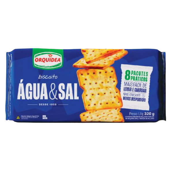 BISC ORQUIDEA  AGUA E SAL 320G