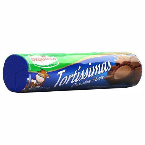 BISC RECH TORTISSIMAS CHOC+LEITE 130G