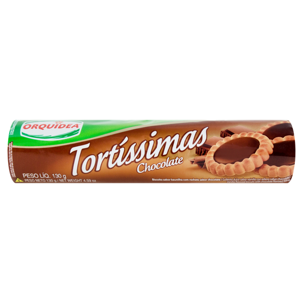 BISC RECH TORTISSIMAS CHOCO  130G