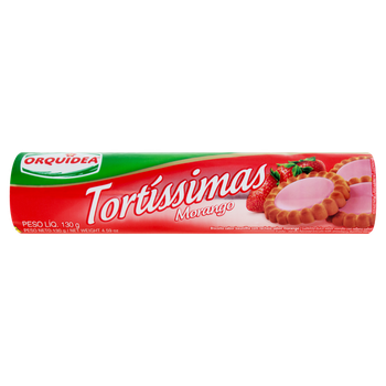 BISC RECH TORTISSIMAS MORANGO 130G