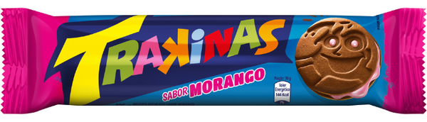 BISC RECH TRAKINAS MORANGO 126G