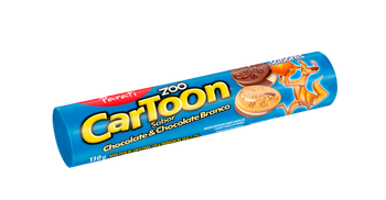 BISC RECH ZOO CARTOON PARATI DUO CH BCO 110G