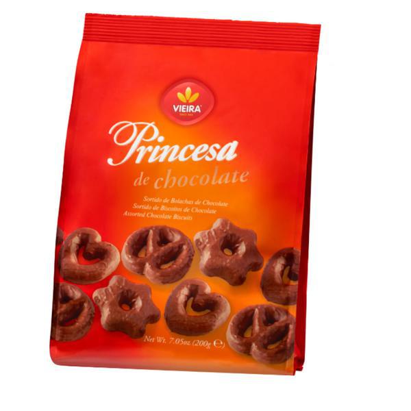 BISC VIEIRA PRINCESA ASSORTED CHOCOLATE 200G