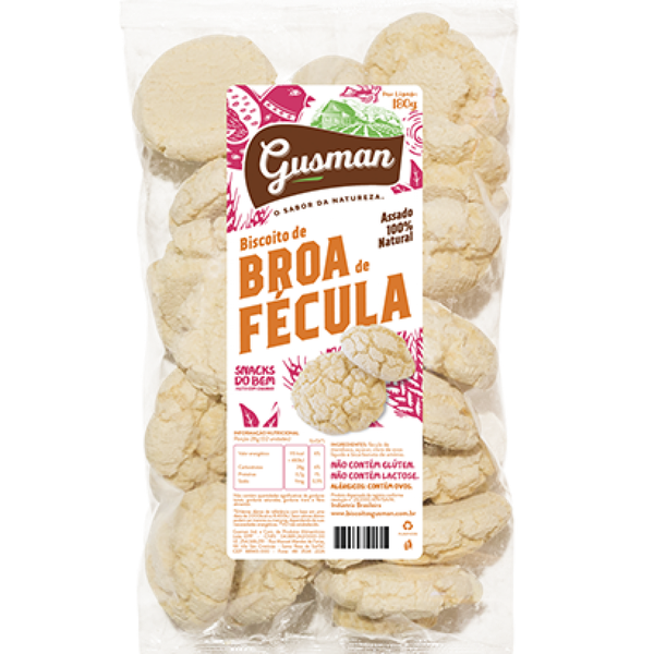 BISCOITO DE BROA DE FECULA GUSMAN 180G