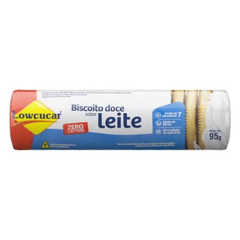 BISCOITO DOCE LEITE LOW ZERO ACUCAR 95G