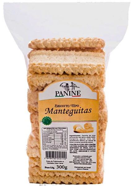 BISCOITO MANTEGUITA PANINE 300G