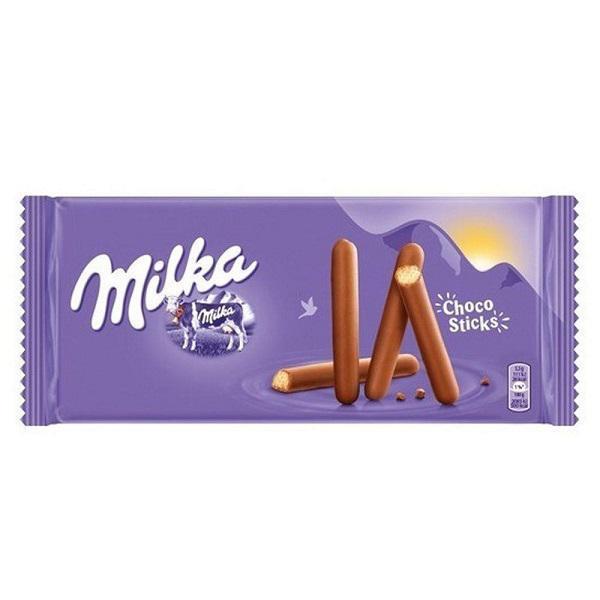 BISCOITO MILKA 112G LILA STICKS