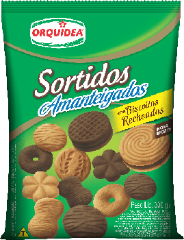 BISCOITO SORTIDOS RECHEADOS ORQUIDEA 260G