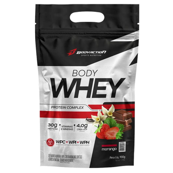 BODY WHEY 900G MORANGO