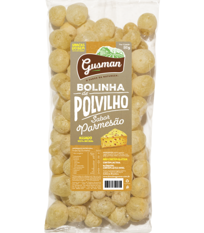 BOLINHA POLVILHO PARMESAO GUSMAN 80G