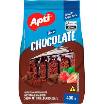 BOLO APTI CHOCO MORANGO 380G