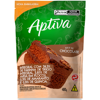 BOLO APTI CHOCOLATE INTEGRAL 400G
