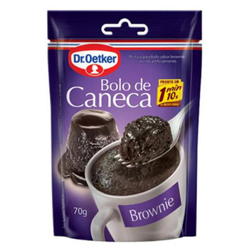 BOLO CANECA DR OETKER BROWNIE 70G