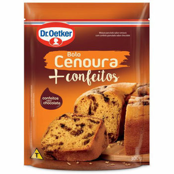 BOLO DR OETKER CENOURA MAIS CONFEITOS 300G