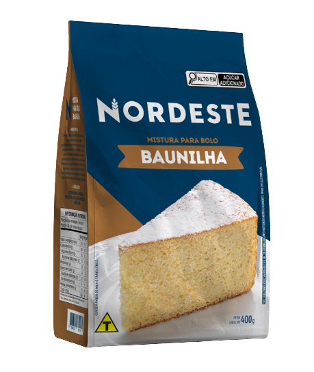 BOLO NORDESTE BAUNILHA 400G