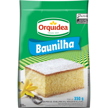 BOLO ORQUIDEA BAUNILHA 350G