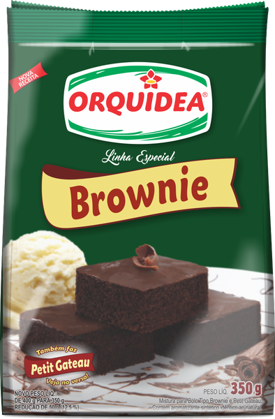 BOLO ORQUIDEA BROWNIE 350G